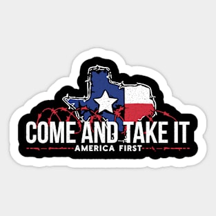 Razor Wire Come and Take It Supreme Court Texas Border 2024 Sticker